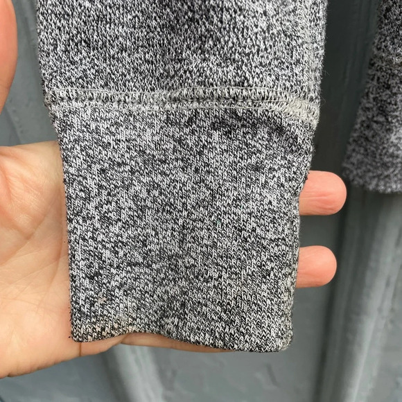 Roots Zip Front Salt & Pepper Hoodie, size 10 - Picture 6 of 7